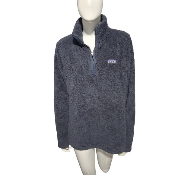 Patagonia Los Gatos ¼ Zip Jacket Womens L  Sherpa Fleece Hiking Gorpcore Outdoor - Picture 12 of 12